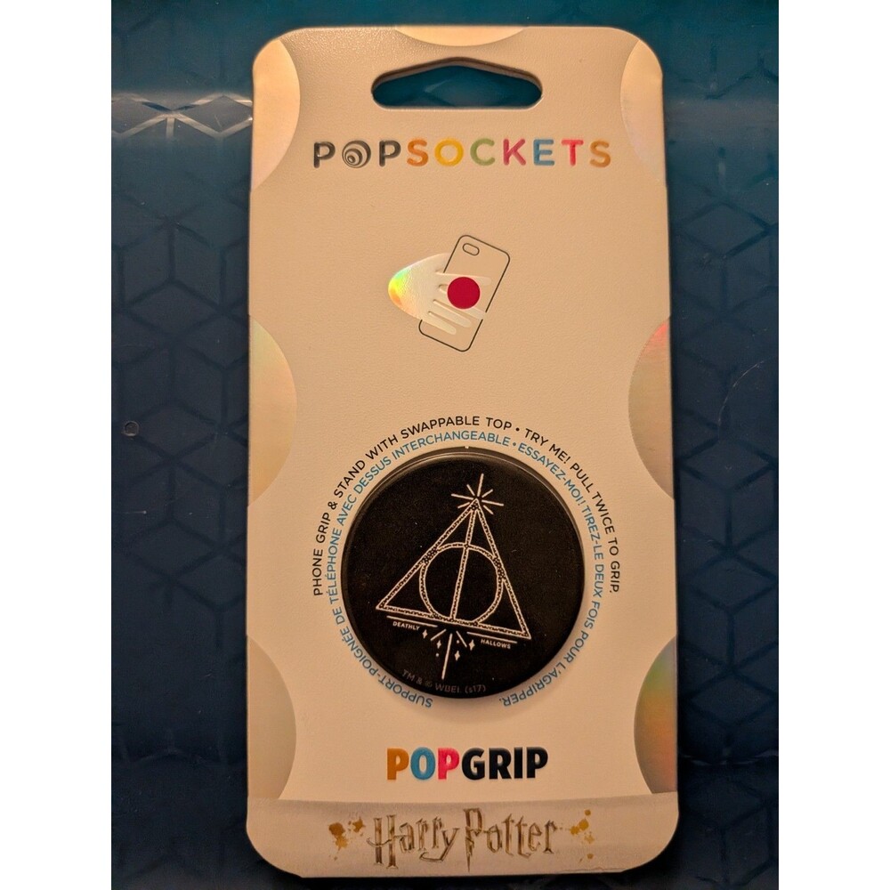 PopSocket Grip & Stand Harry Potter Deathly Hallows Gloss Black